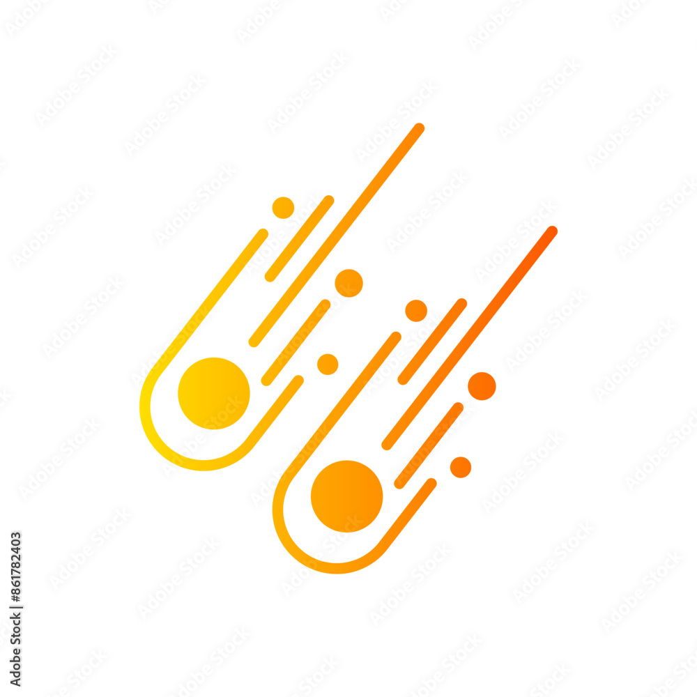 comet gradient icon comet gradient icon