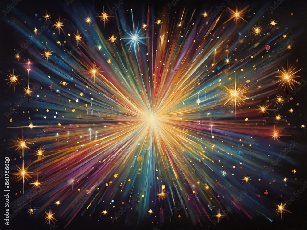 abstract background with stars abstract background with stars