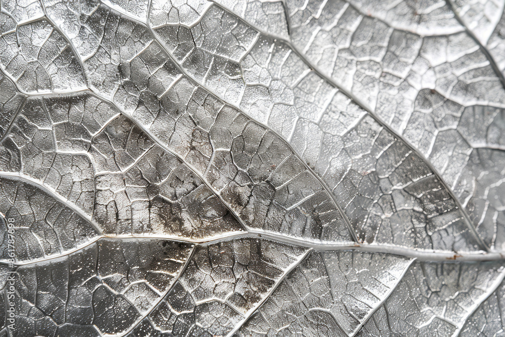 Obraz premium Generative ai on theme of beautiful texture leaf from tree for design natural abstract background