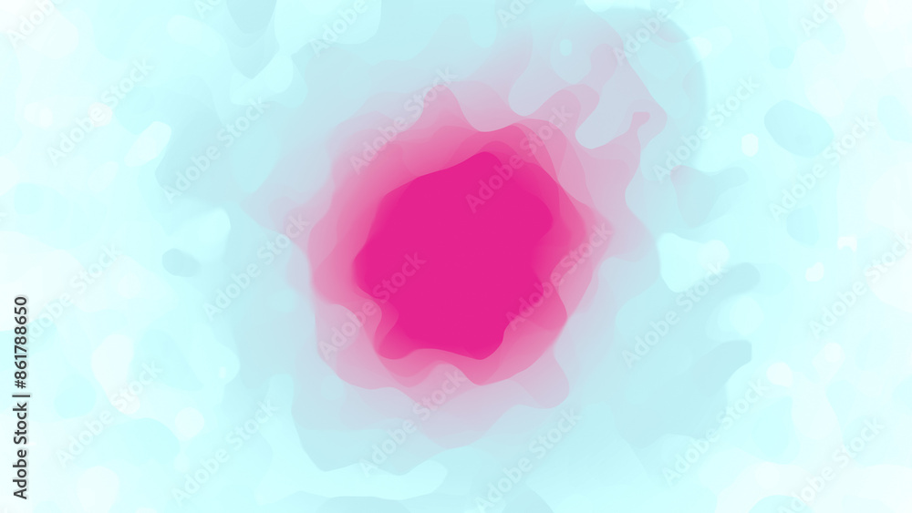 Uneven, layered, vibrant and abstract pink shapes on turquoise background. Abstract high resolution design template background with copy space. Uneven, layered, vibrant and abstract pink shapes on turquoise background. Abstract high resolution design template background with copy space.