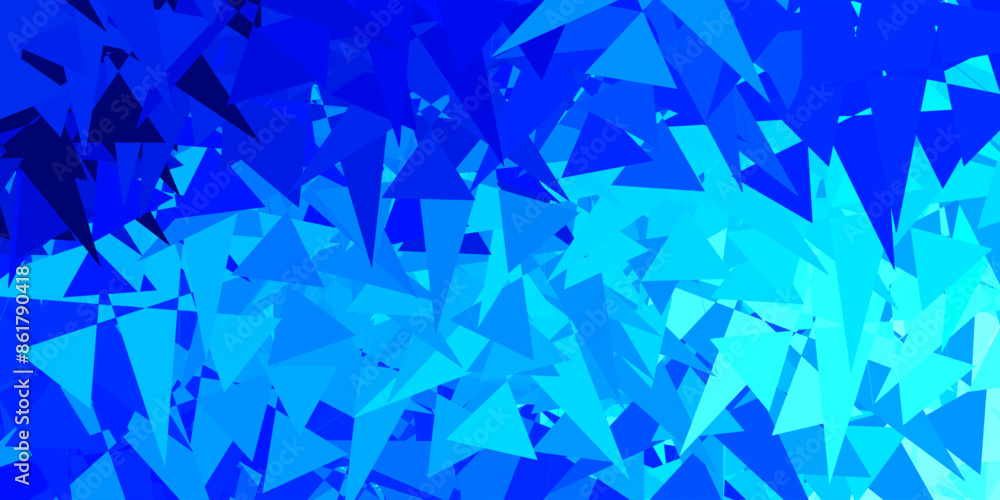 Dark BLUE vector template with abstract forms. Dark BLUE vector template with abstract forms.