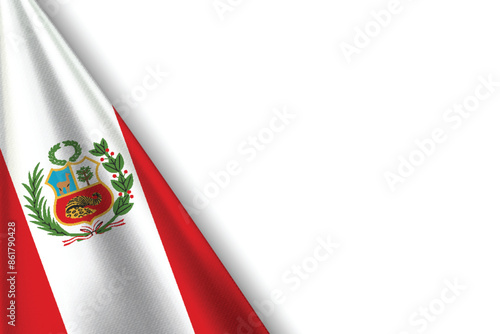 Peru Flag with Original color