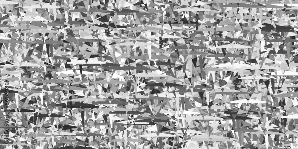 Light Gray vector texture with triangular style. Light Gray vector texture with triangular style.