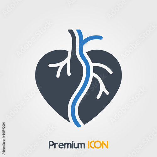 Coronary artery Icon