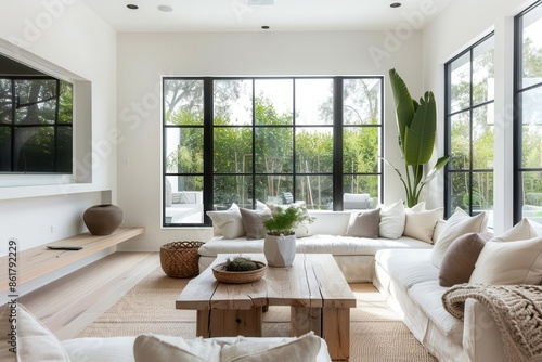 scandinavianinspired living room flooded with natural light minimalist furniture large windows and a neutral color palette create a serene and inviting atmosphere