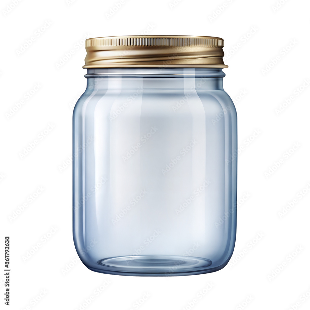 glass mason jar on transparent background glass mason jar on transparent background