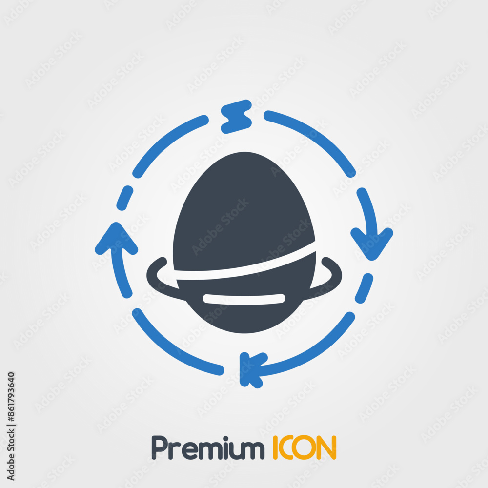 Egg Rotation Icon Egg Rotation Icon