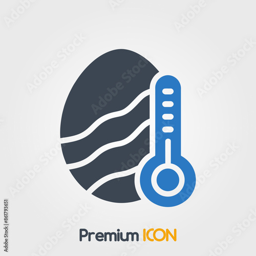 Egg Temperature Monitoring Icon