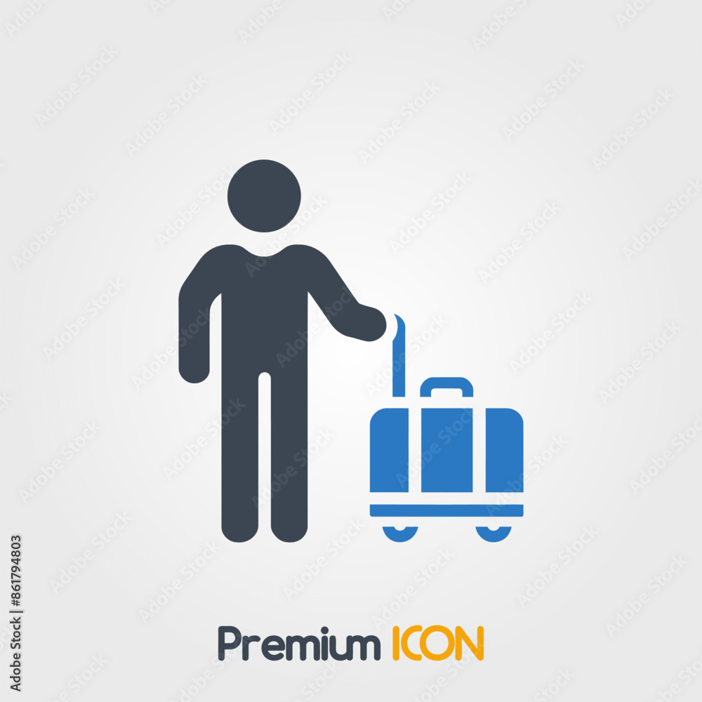 Luggage Handling Icon Luggage Handling Icon