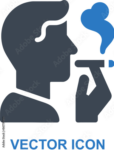 Smoking a Cigarette Icon