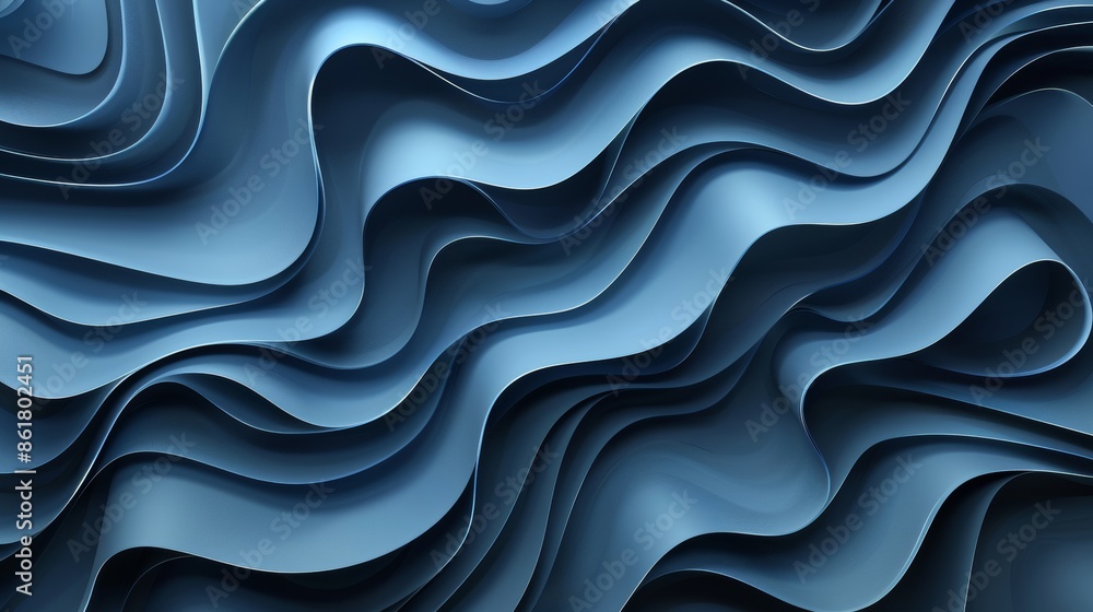 illustration of abstract wave Digital blue background illustration of abstract wave Digital blue background