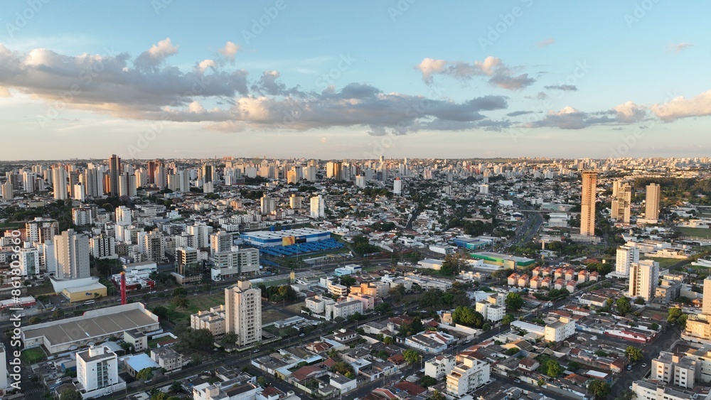 Naklejka premium sunset Uberlândia 03
