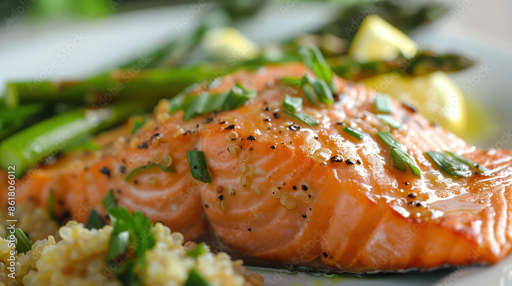 a fresh and healthy salmon fillet a fresh and healthy salmon fillet