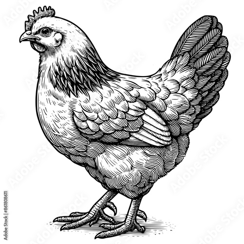 hen with a chicken