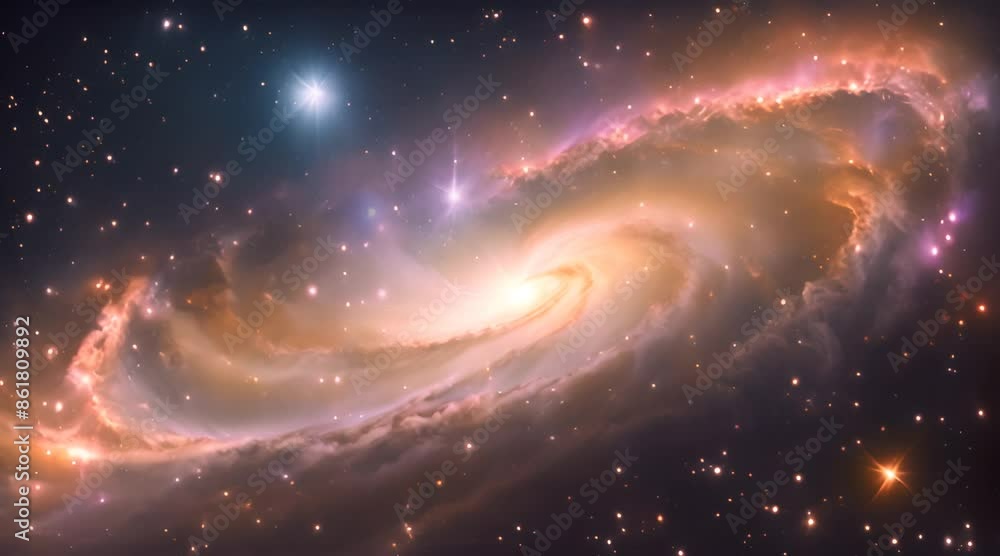 Nebula Fantasies. Spiral Galaxies and Star Systems. Abstract cosmic art. Limitless cosmos with radiant stars. Stellar art. Evolving motion Nebula Fantasies. Spiral Galaxies and Star Systems. Abstract cosmic art. Limitless cosmos with radiant stars. Stellar art. Evolving motion