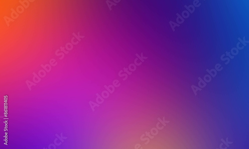 Abstract colorful gradient. Blue background. Smooth gradient background. Technology background