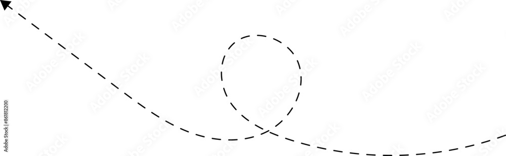 Hand drawn dotted arrows. Hand drawn freehand different curved lines, swirls arrows. Curved arrow line. Doodle, sketch style. Isolated Vector illustration. Hand drawn dotted arrows. Hand drawn freehand different curved lines, swirls arrows. Curved arrow line. Doodle, sketch style. Isolated Vector illustration.