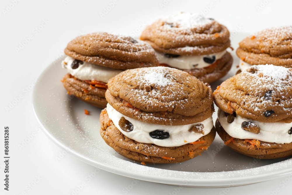 Gourmet Carrot Cake Whoopie Pies with Sweet Raisins and Spices Gourmet Carrot Cake Whoopie Pies with Sweet Raisins and Spices