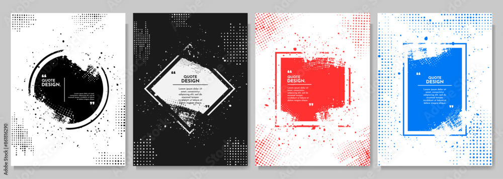 Typography Style Frame Vector frame for text. Modern Art graphics. Dynamic frame stylish ...