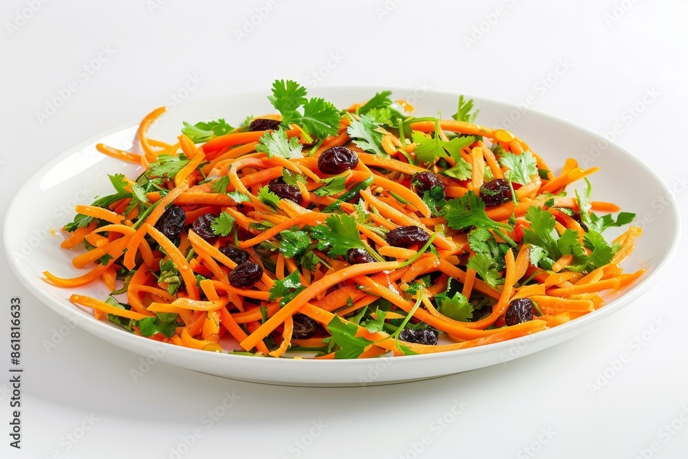 Tangy Carrot and Cilantro Salad with Sweet Raisins Tangy Carrot and Cilantro Salad with Sweet Raisins
