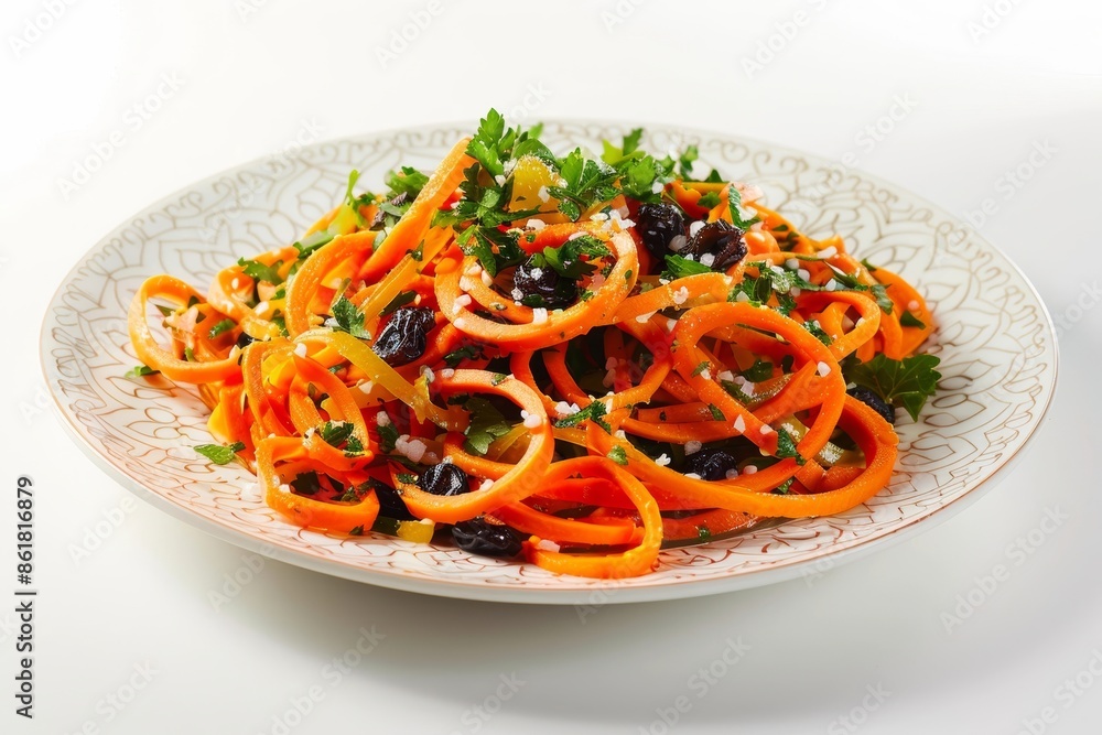 Vibrant Carrot Salad with Fresh Orange Juice Vibrant Carrot Salad with Fresh Orange Juice