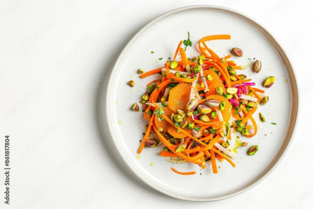 Light and Flavorful Carrot and Pistachio Coleslaw with Apricots Light and Flavorful Carrot and Pistachio Coleslaw with Apricots