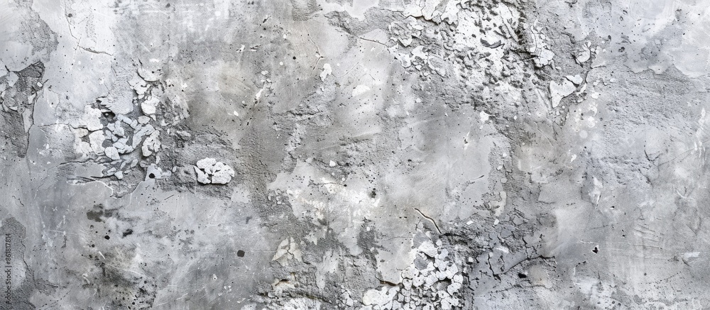 Fototapeta premium Background with a textured grey concrete appearance and a copy space image.