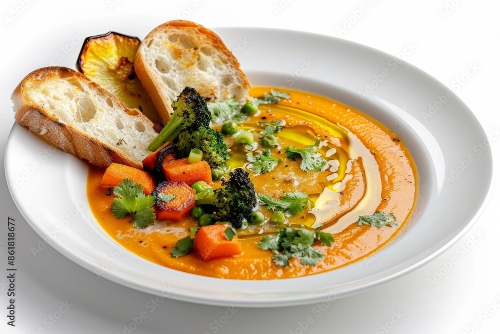 Scrumptious Roasted Vegetable Soup Bowl Scrumptious Roasted Vegetable Soup Bowl