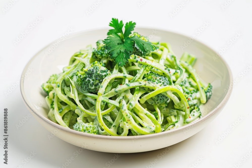 Cat's Broccoli Slaw: A Vibrant Salad with Aromatic Fresh Herbs Cat's Broccoli Slaw: A Vibrant Salad with Aromatic Fresh Herbs