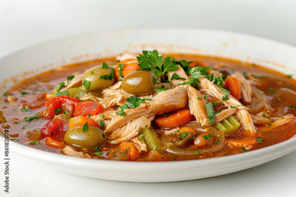 Catalan Chicken Stew in a Generous Bowl Catalan Chicken Stew in a Generous Bowl