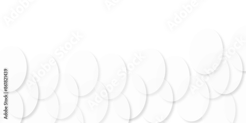Abstract white modern transparency circle presentation background. Many beautiful bubbles on white background . Abstract white background with a lot of circles. Bubbles abstract. illustration design.