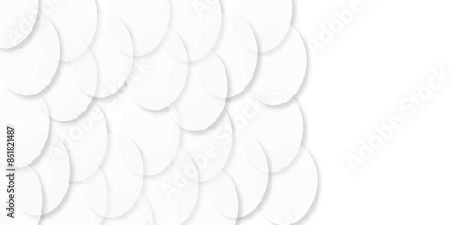 Abstract white modern transparency circle presentation background. Many beautiful bubbles on white background . Abstract white background with a lot of circles. Bubbles abstract. illustration design.
