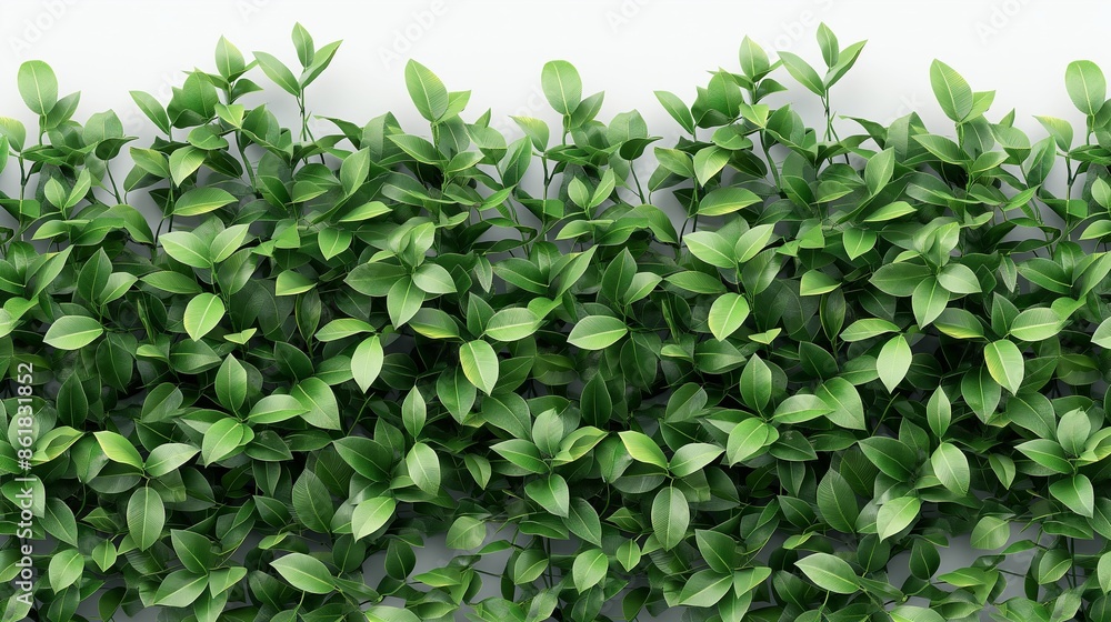 A lush, well-maintained green leaves wall, standing out sharply against a white transparent background, showcasing realistic foliage and intricate leaf patterns.
A lush, well-maintained green leaves wall, standing out sharply against a white transparent background, showcasing realistic foliage and intricate leaf patterns.