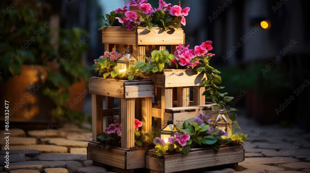 Fototapeta premium flower planter