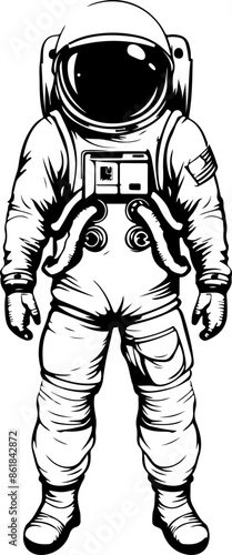 Astronaut clipart illustration