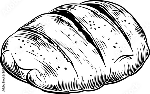  Bread clipart desing illustration