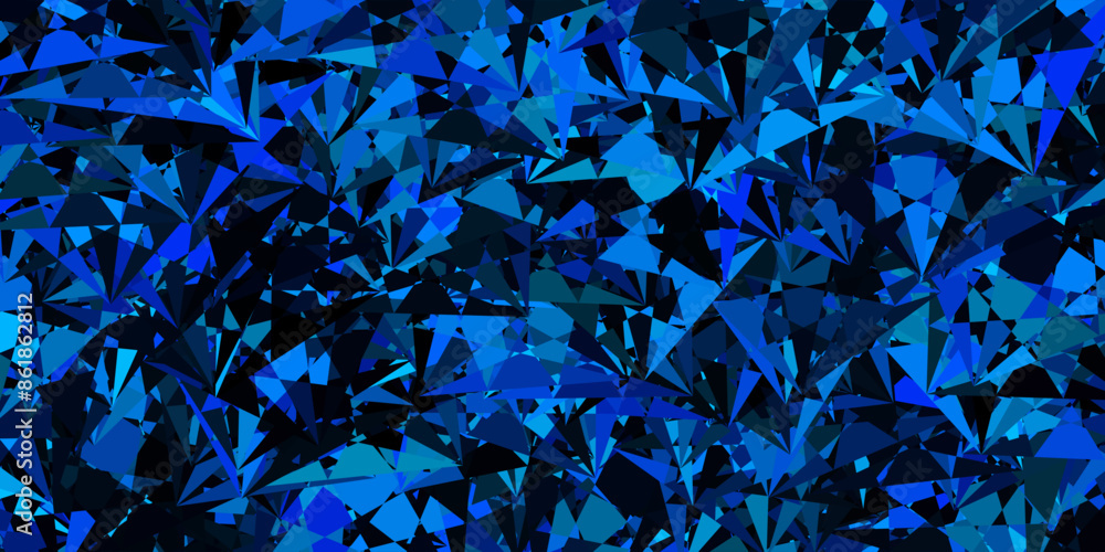 Dark Blue, Green vector layout with triangle forms. Dark Blue, Green vector layout with triangle forms.