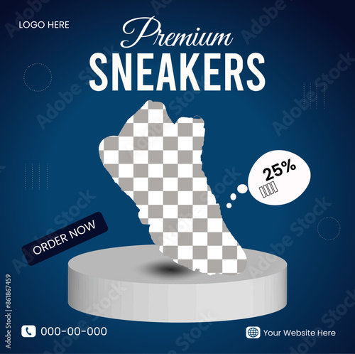 Sneakers Post Design is an important part of keeping the attention of your customers or clients about your product or service. It largely helps to give the customers the necessary information .