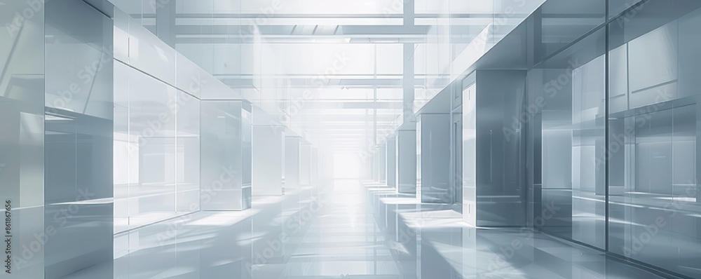 A white room with a spiral design. The room is empty and has a very clean and minimalist look. Free copy space for text. A white room with a spiral design. The room is empty and has a very clean and minimalist look. Free copy space for text.