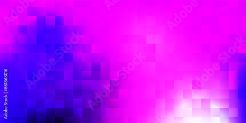 Light purple, pink vector backdrop in rectangular style.