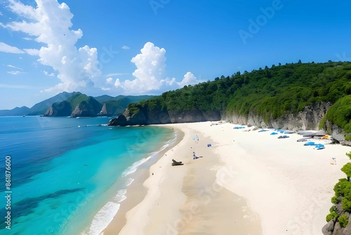 透き通ったビーチ