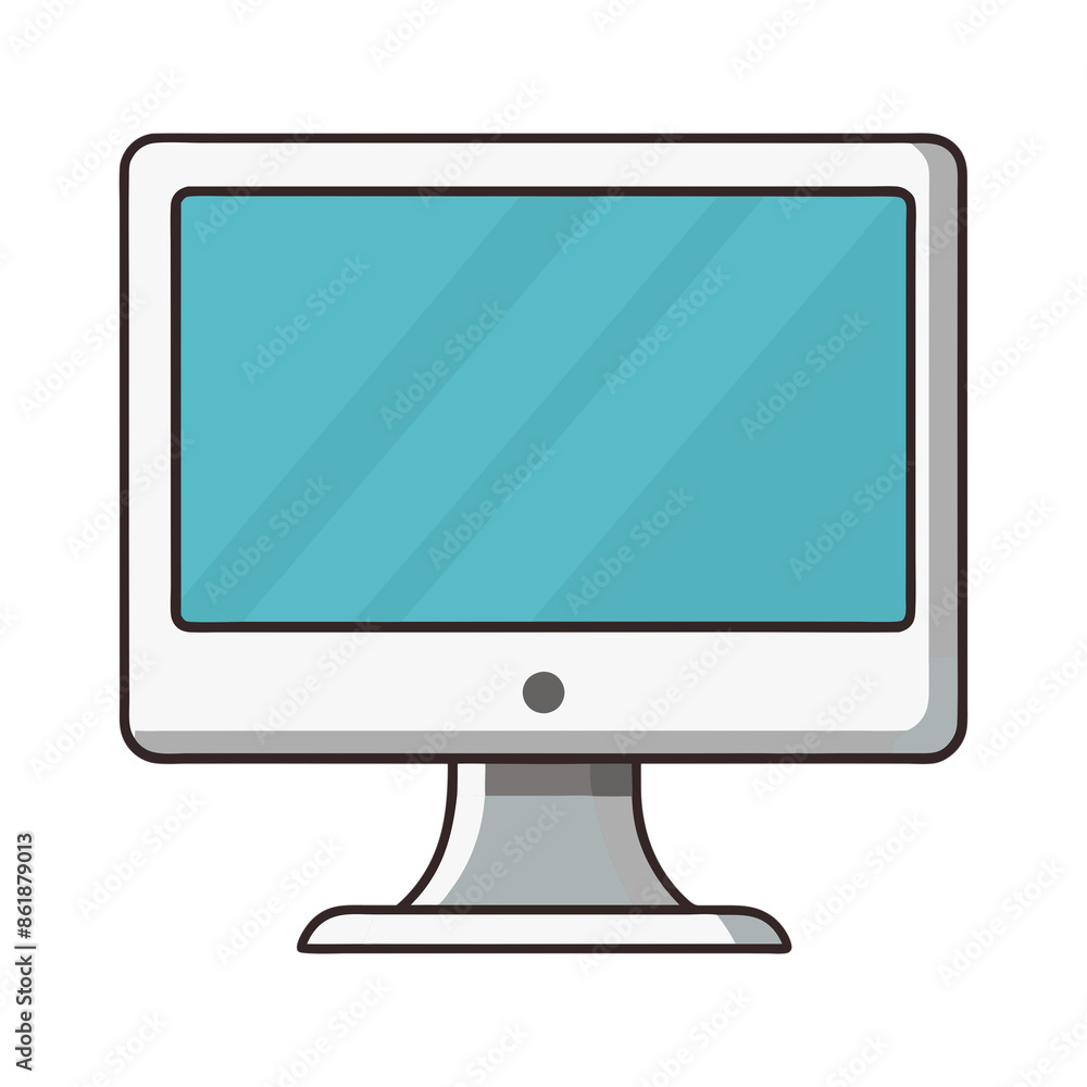 Display Evolution: CRT, LCD, and LED Monitors on Transparent Background Display Evolution: CRT, LCD, and LED Monitors on Transparent Background