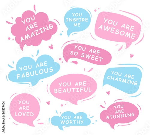 Speech bubbles set_02