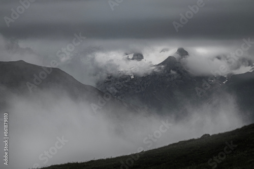 fog over the mountains