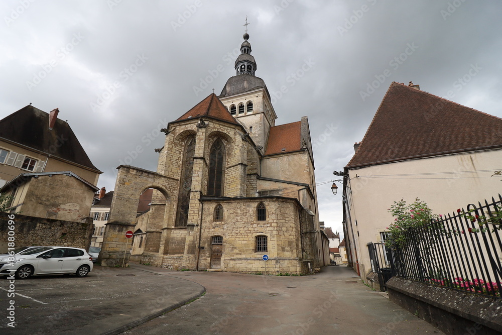 La basilique Notre-Dame, ville de Gray, département de Haute Saône, France