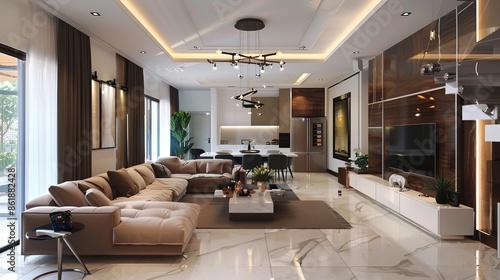 modern living room photo