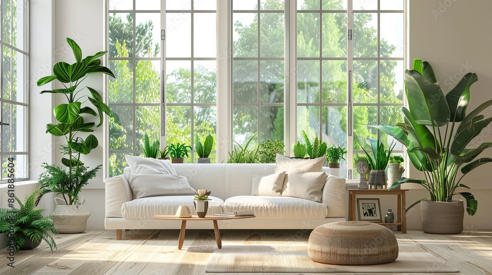 modern living room with plants, Modern Green Spaces: Inspiring Living Rooms with Abundant Indoor Plants and Natural Light modern living room with plants, Modern Green Spaces: Inspiring Living Rooms with Abundant Indoor Plants and Natural Light