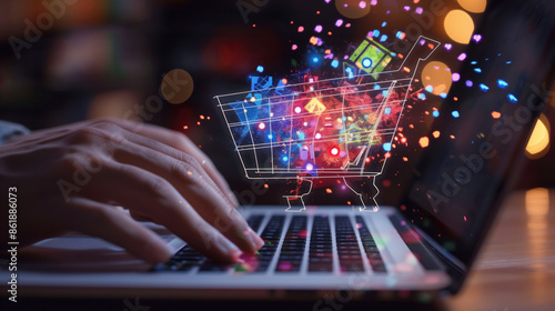 image of a person's hand making purchases in the marketplace