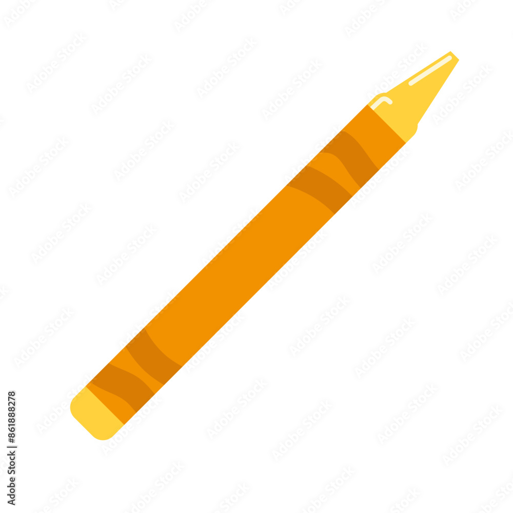 Yellow candle isolated on a white background. Yellow candle isolated on a white background.