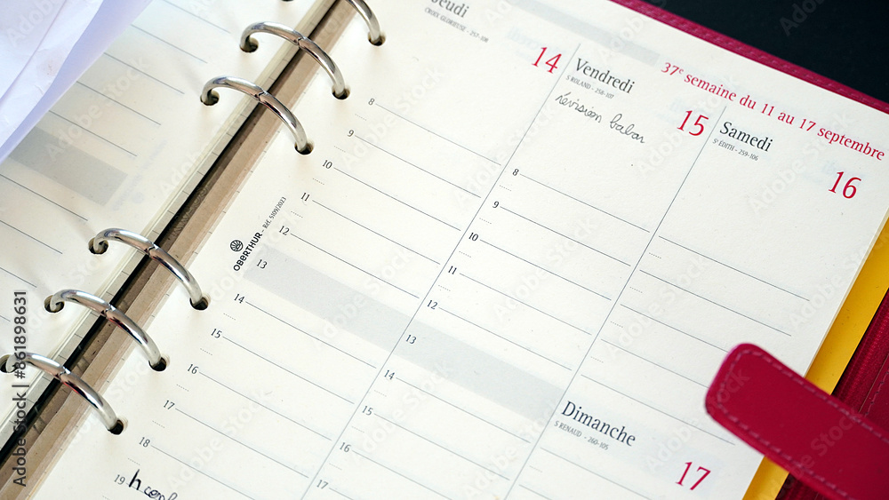 Calendrier organisation travail études agenda. Calendrier organisation travail études agenda.